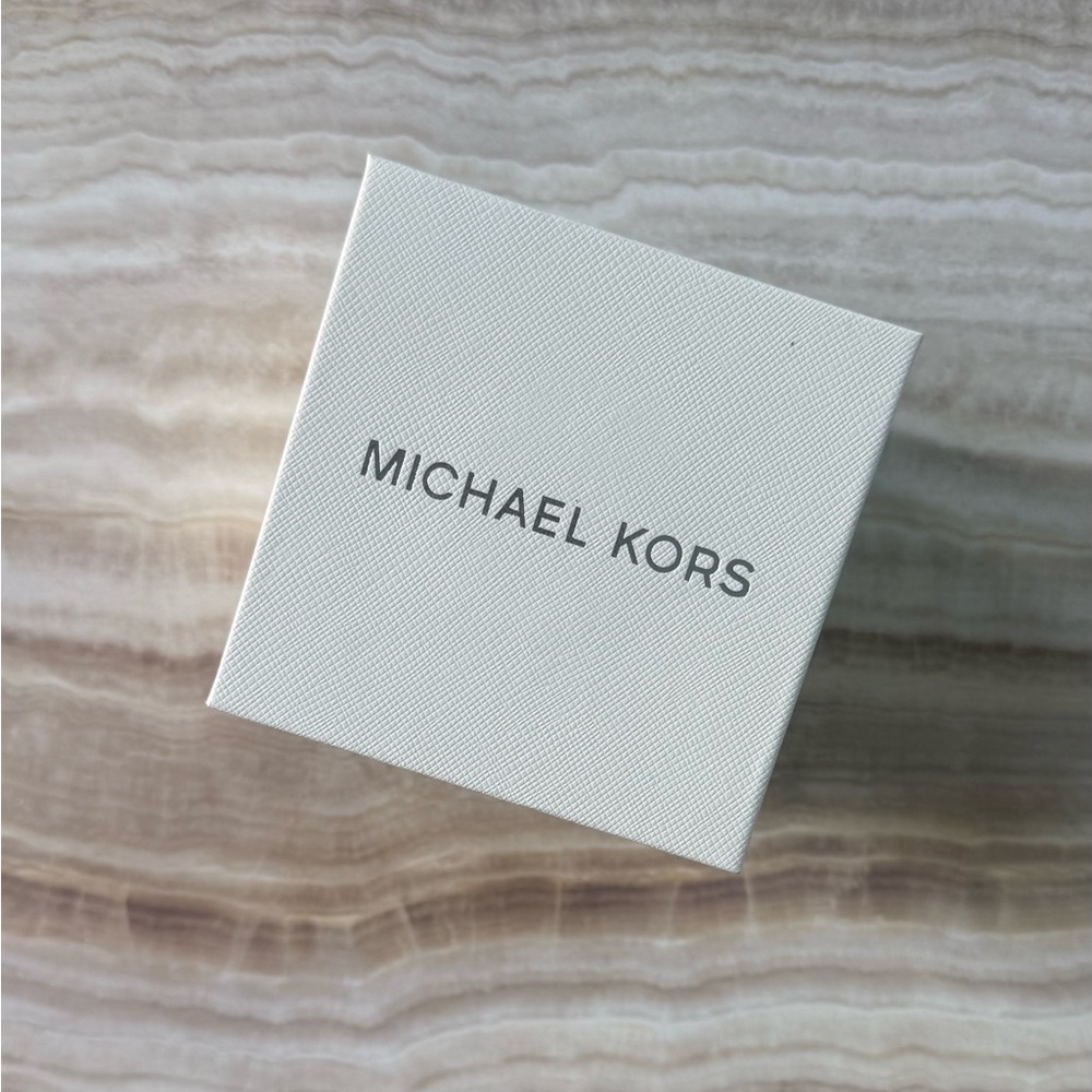 Michael Kors Pink Leather Strap Watch